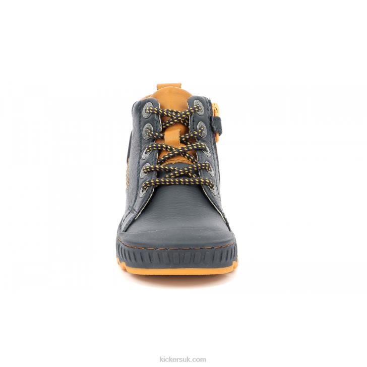 Kickdundy Navy Orange Kickers ZDBR989 Kids