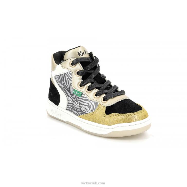Kicklax Yellow Black Zebra Kickers ZDBR944 Kids