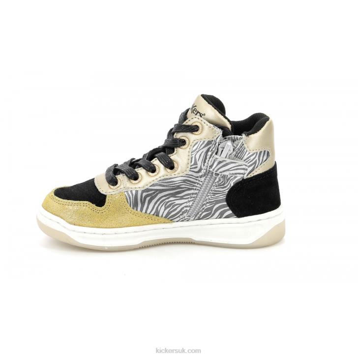 Kicklax Yellow Black Zebra Kickers ZDBR944 Kids
