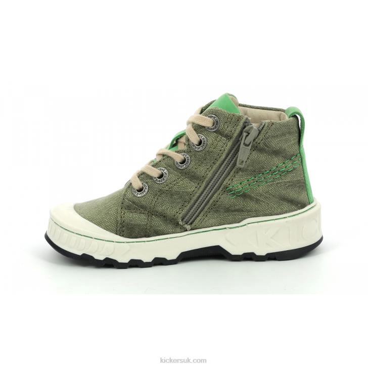 Kickrup Khaki Green Kickers ZDBR932 Kids