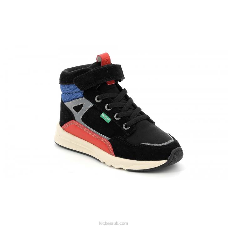 Kikafar Black Red Blue Kickers ZDBR942 Kids