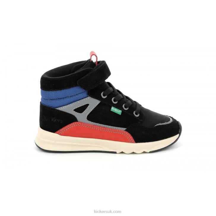 Kikafar Black Red Blue Kickers ZDBR942 Kids