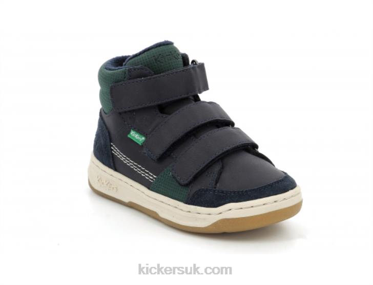 Kroisy Navy Green Kickers ZDBR940 Kids
