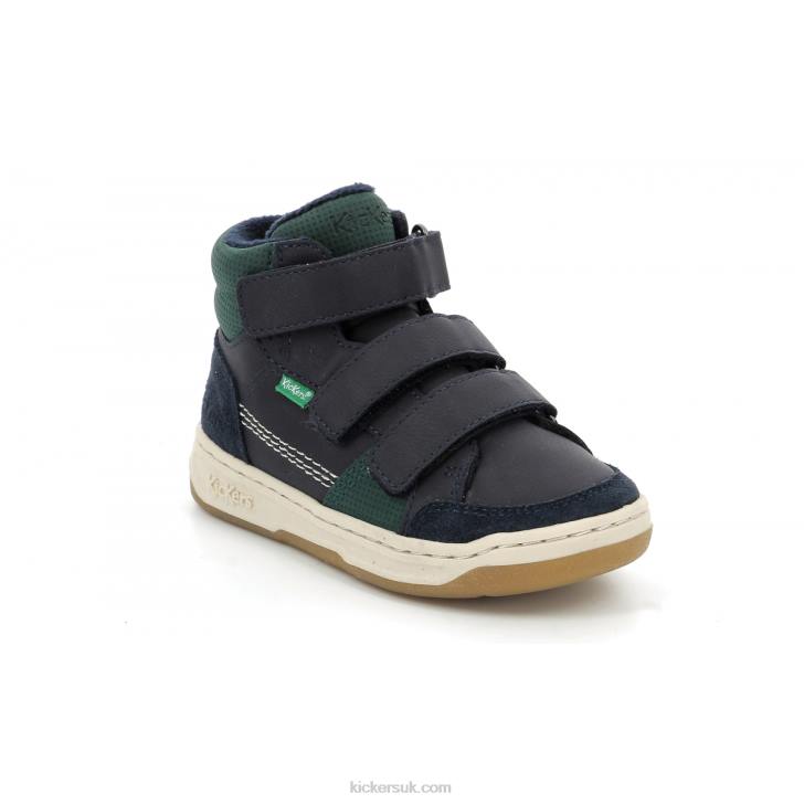 Kroisy Navy Green Kickers ZDBR940 Kids
