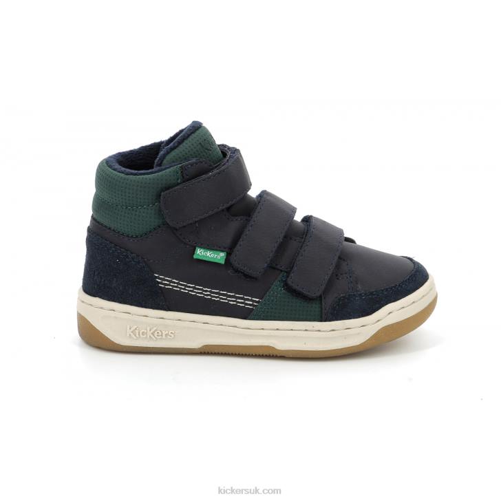 Kroisy Navy Green Kickers ZDBR940 Kids