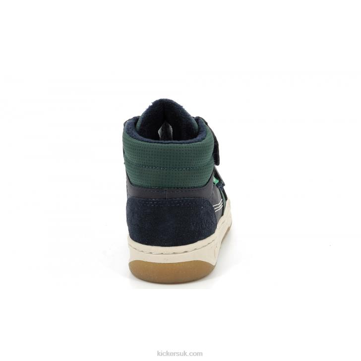 Kroisy Navy Green Kickers ZDBR940 Kids