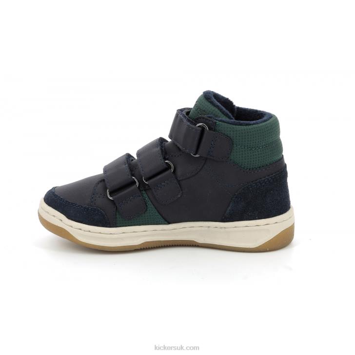 Kroisy Navy Green Kickers ZDBR940 Kids