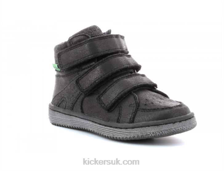 Lohan Bright Black Kickers ZDBR949 Kids