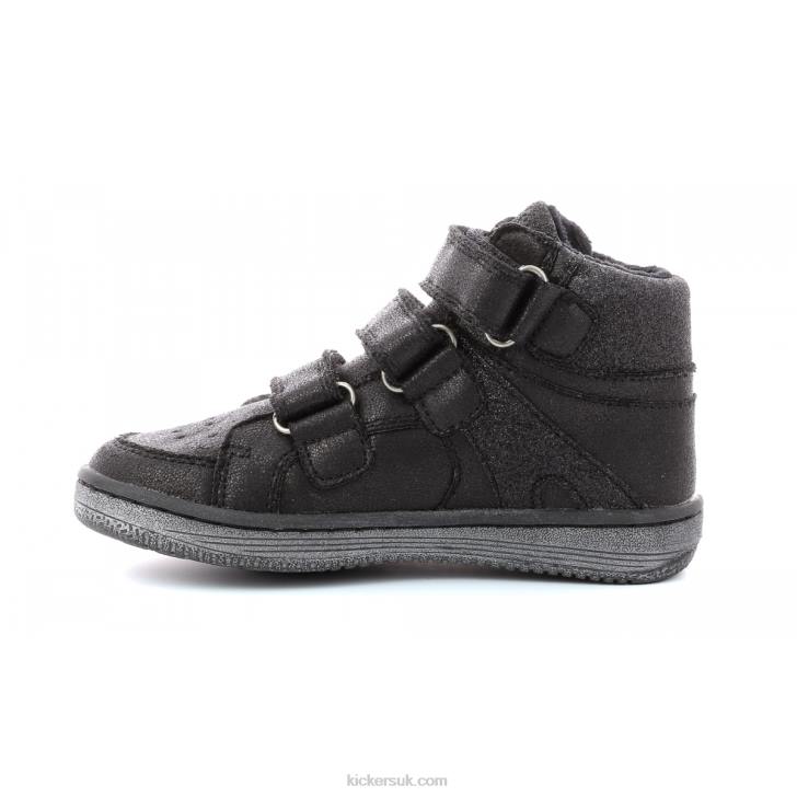 Lohan Bright Black Kickers ZDBR949 Kids