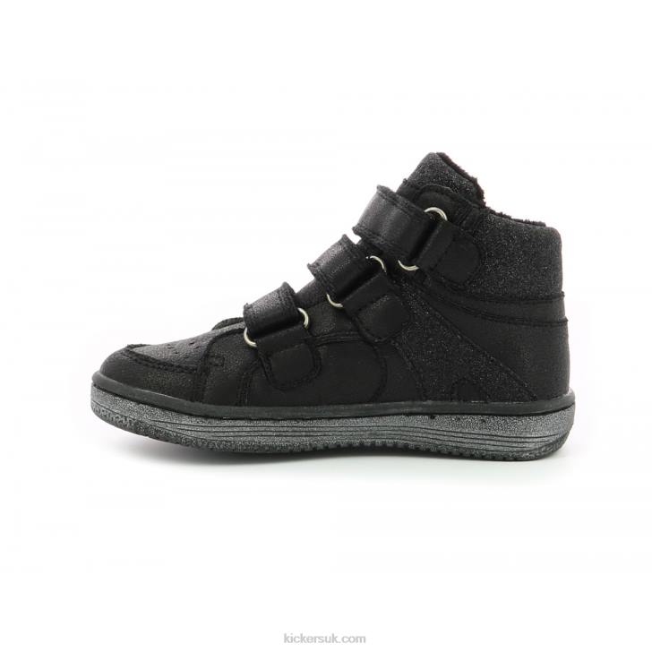 Lohan Bright Black Kickers ZDBR952 Kids