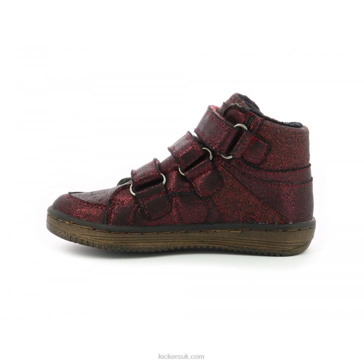 Lohan Bright Burgundy Kickers ZDBR951 Kids