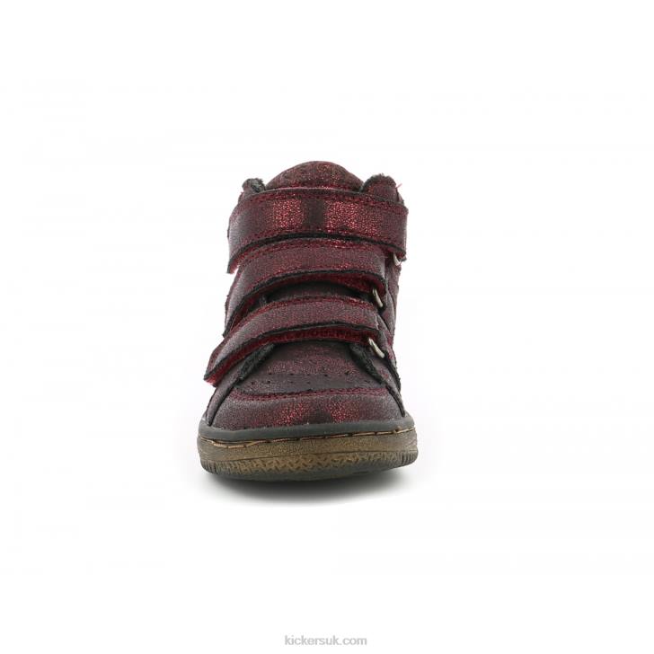 Lohan Bright Burgundy Kickers ZDBR951 Kids