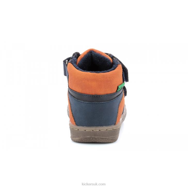 Lohan Navy Orange Kickers ZDBR953 Kids