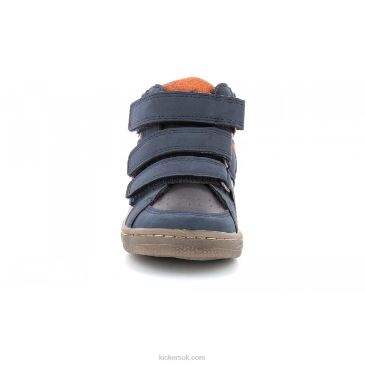 Lohan Navy Orange Kickers ZDBR953 Kids