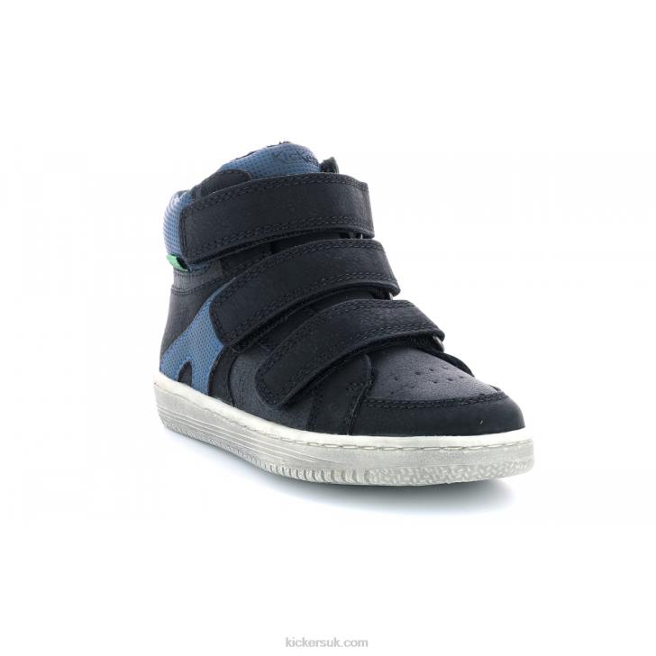 Lohan Shiny Black Kickers ZDBR955 Kids