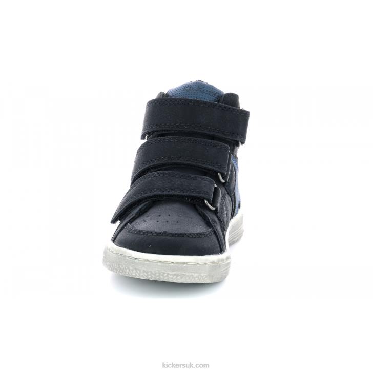Lohan Shiny Black Kickers ZDBR955 Kids