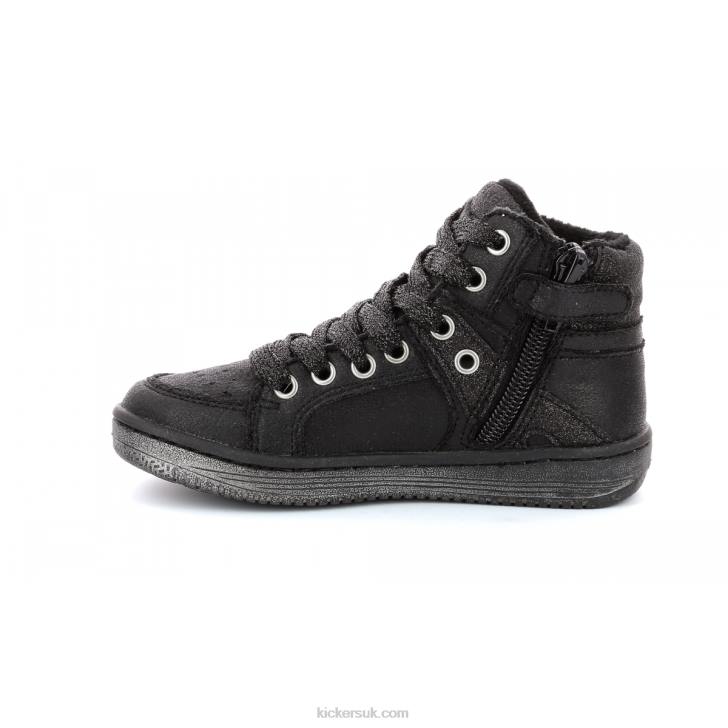 Lowell Bright Black Kickers ZDBR959 Kids