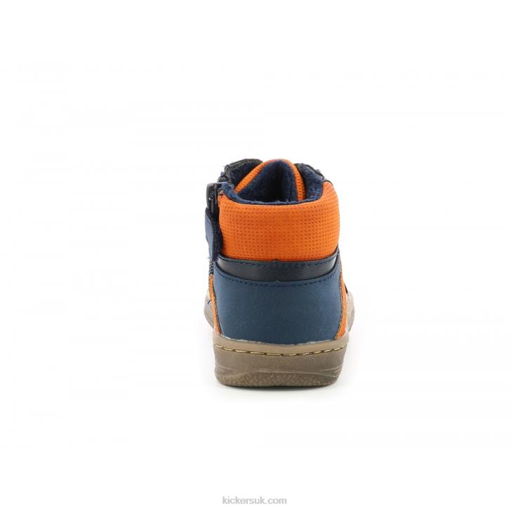 Lowell Navy Orange Kickers ZDBR973 Kids