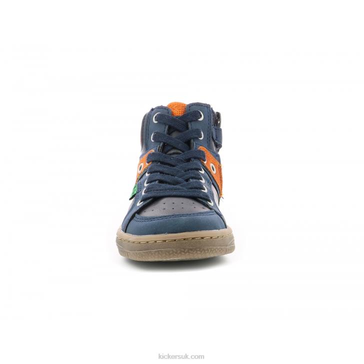 Lowell Navy Orange Kickers ZDBR973 Kids