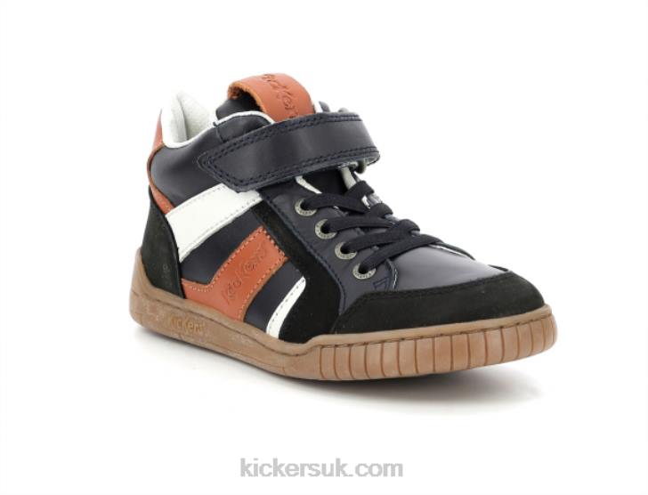 Wincky Cdt Black Camel Navy Kickers ZDBR988 Kids