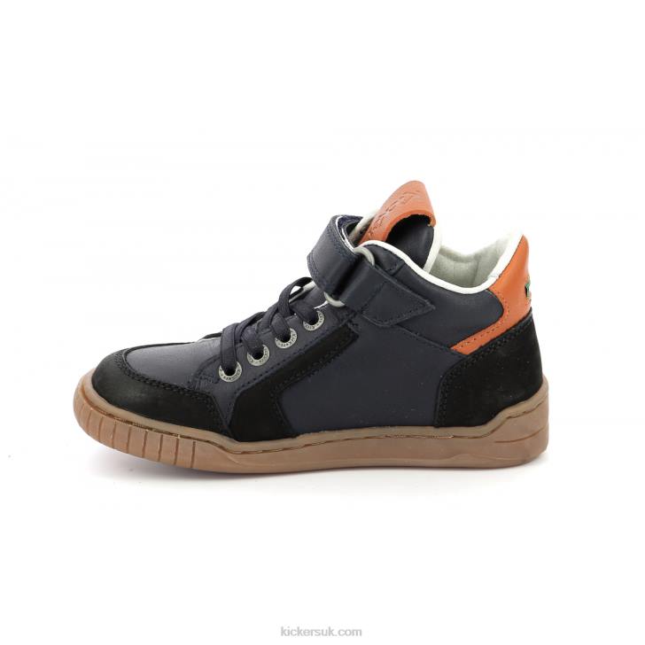 Wincky Cdt Black Camel Navy Kickers ZDBR995 Kids