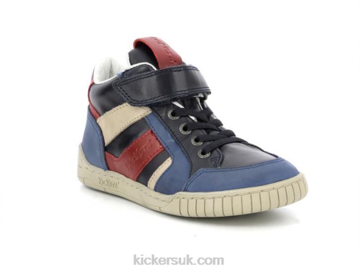 Wincky Cdt Blue Red Navy Kickers ZDBR987 Kids