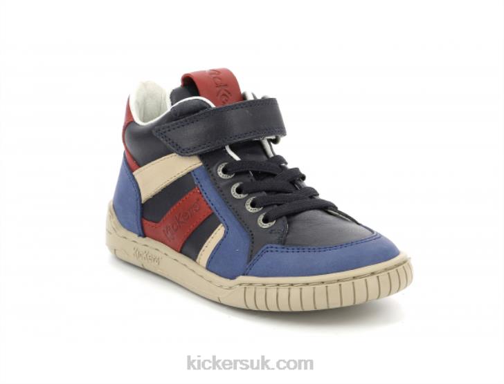 Wincky Cdt Blue Red Navy Kickers ZDBR994 Kids