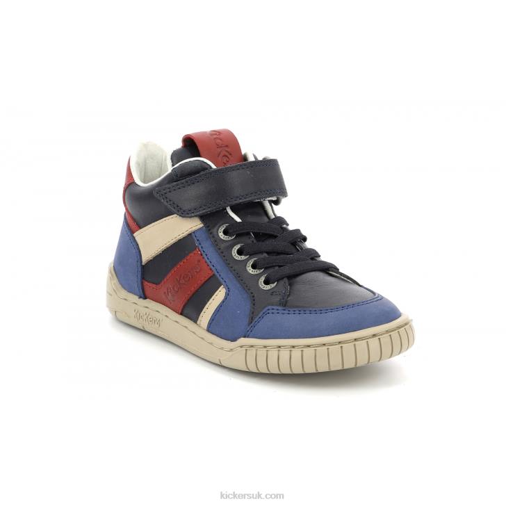 Wincky Cdt Blue Red Navy Kickers ZDBR994 Kids