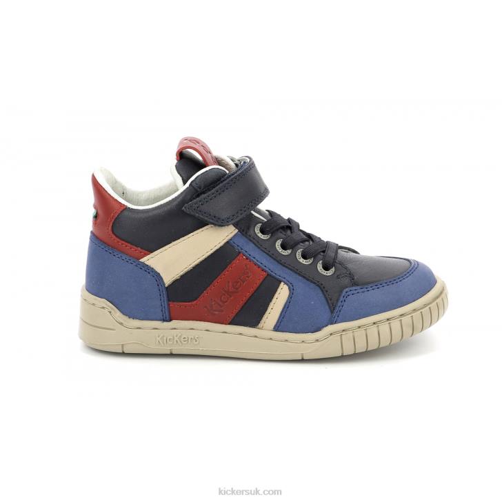 Wincky Cdt Blue Red Navy Kickers ZDBR994 Kids
