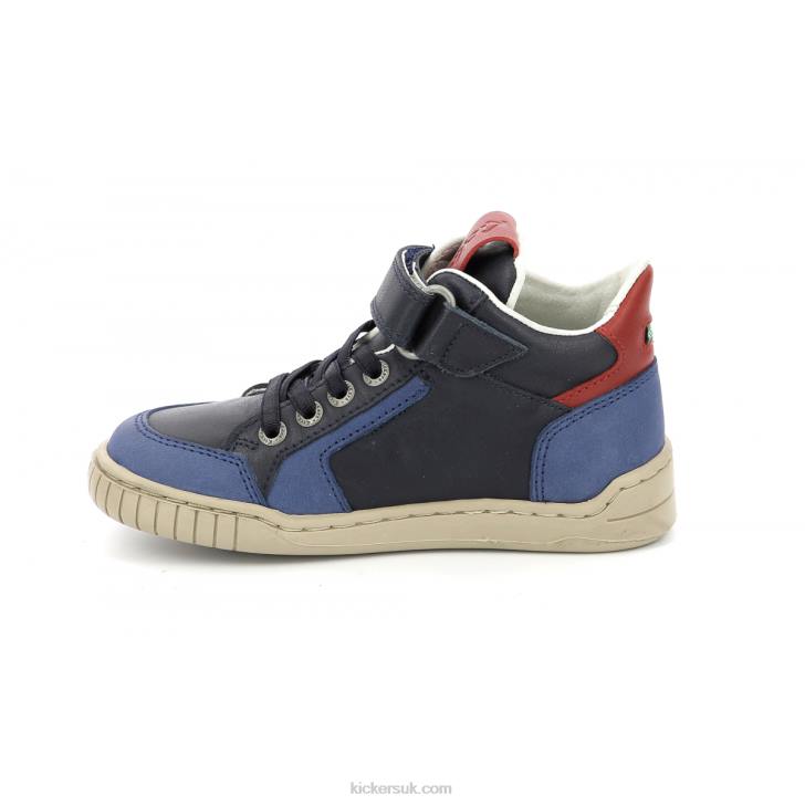 Wincky Cdt Blue Red Navy Kickers ZDBR994 Kids