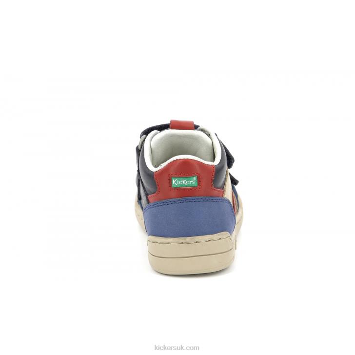 Wincky Vel Blue Red Navy Kickers ZDBR1002 Kids