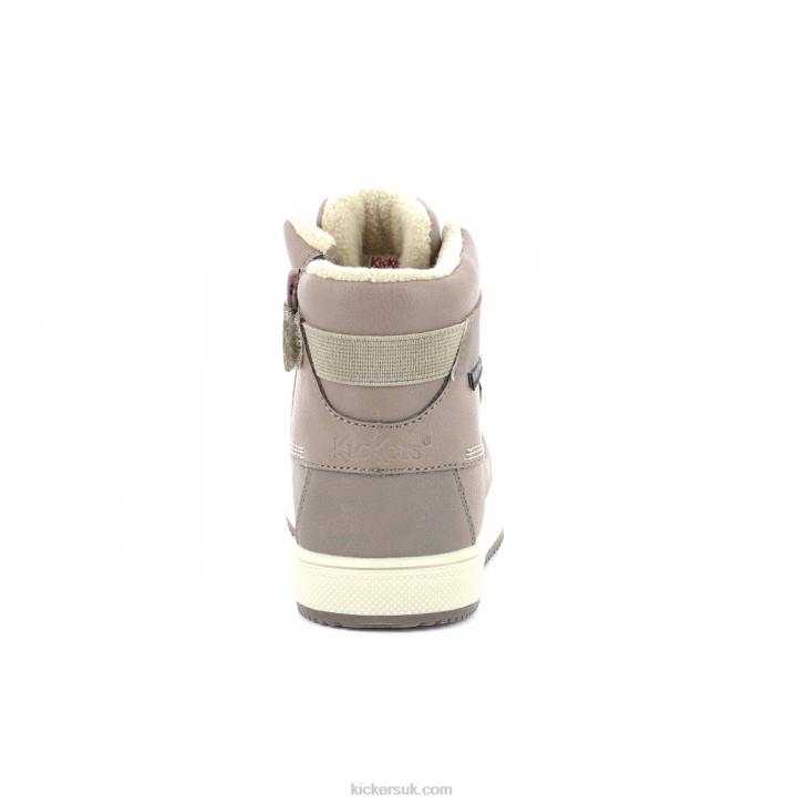 Yepo WPF Beige Metallised Kickers ZDBR992 Kids