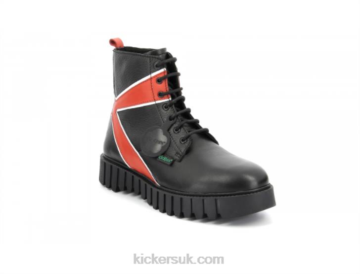 Kick Fabulous Black Red Kickers ZDBR358 Men