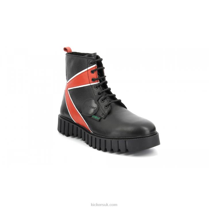 Kick Fabulous Black Red Kickers ZDBR358 Men