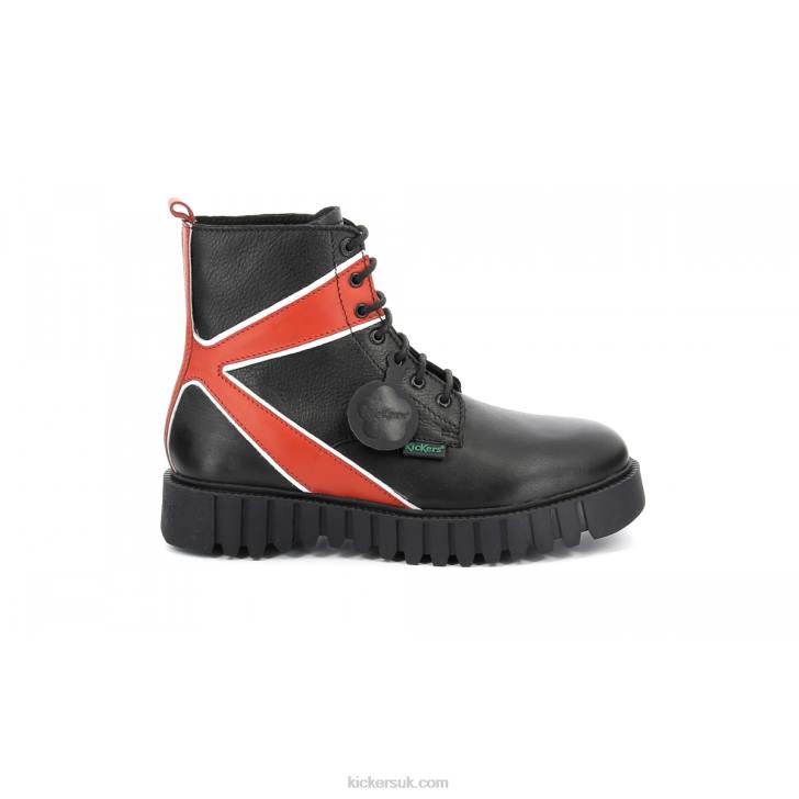 Kick Fabulous Black Red Kickers ZDBR358 Men