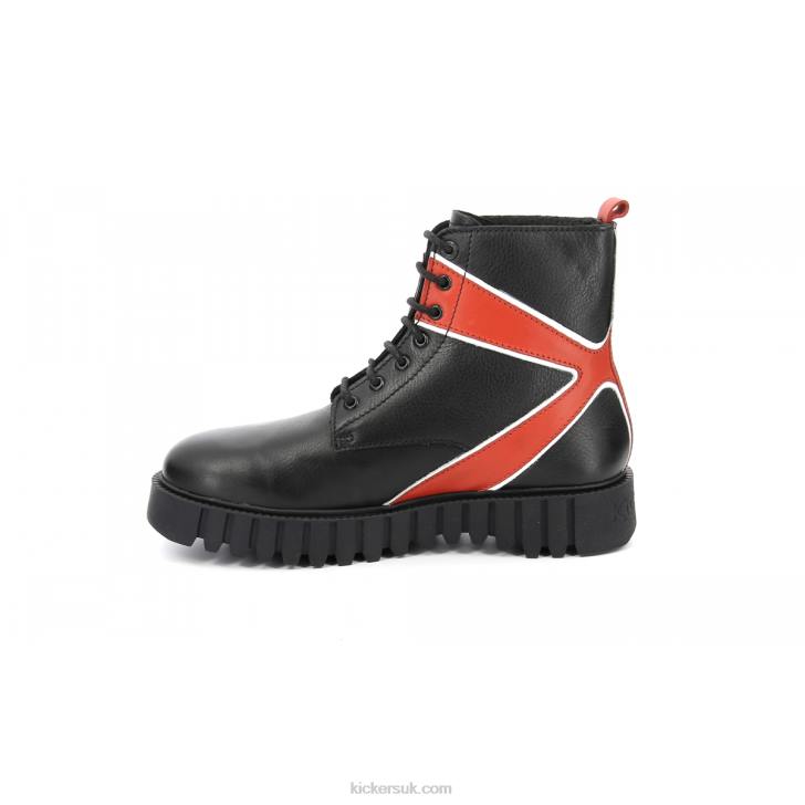 Kick Fabulous Black Red Kickers ZDBR358 Men
