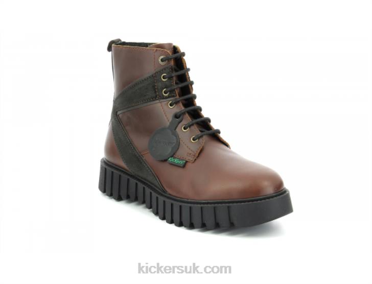 Kick Fabulous Dark Brown Kickers ZDBR355 Men