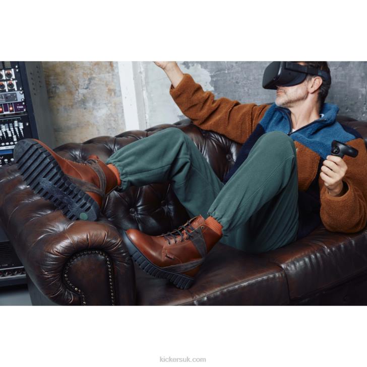 Kick Fabulous Dark Brown Kickers ZDBR355 Men