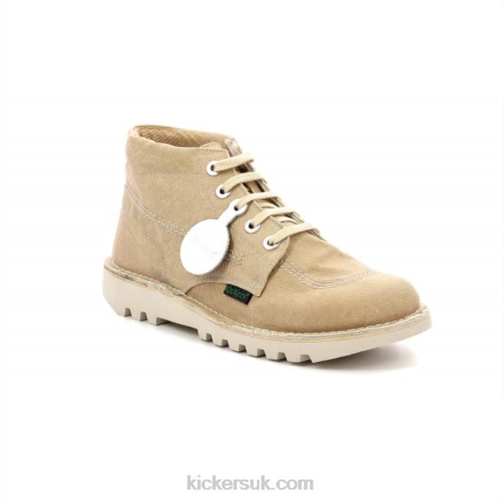 Kick Hi Light Beige Kickers ZDBR367 Men