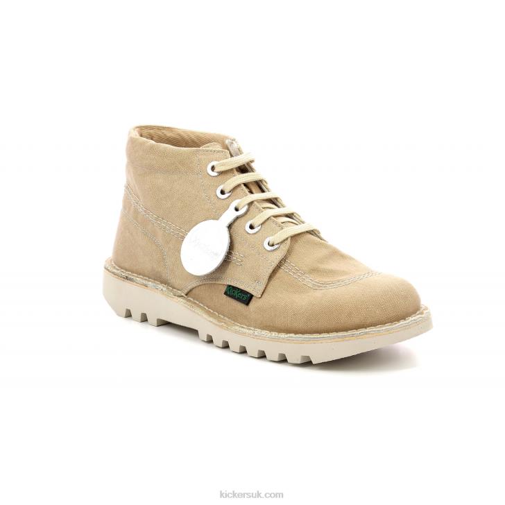 Kick Hi Light Beige Kickers ZDBR367 Men