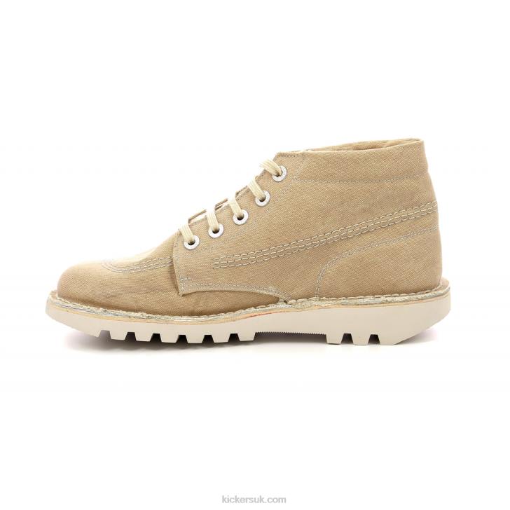 Kick Hi Light Beige Kickers ZDBR367 Men