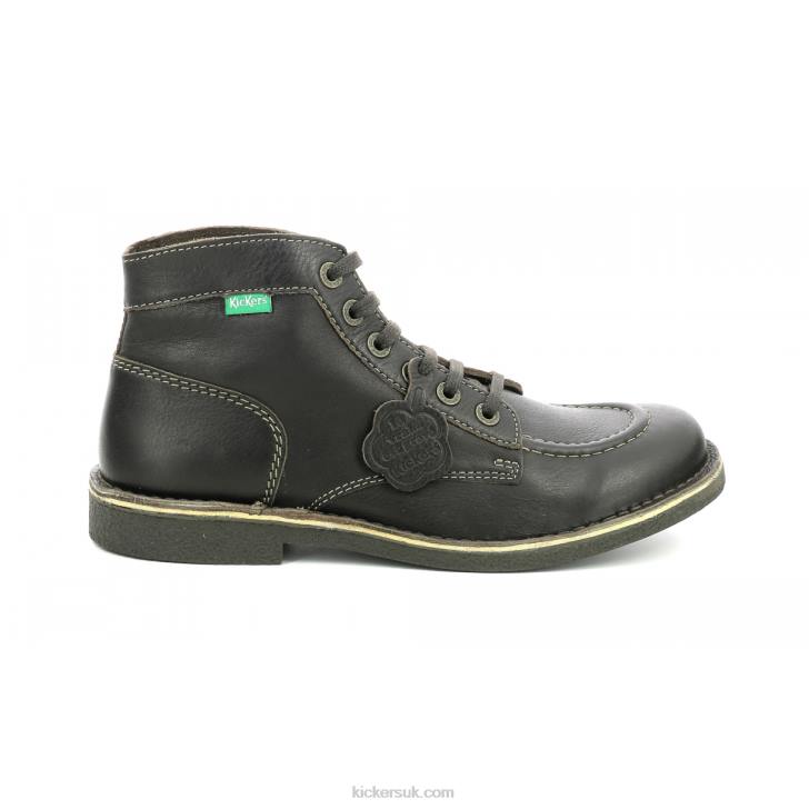 Kickstoner Darkbrown Perm Brown Sole Kickers ZDBR352 Men