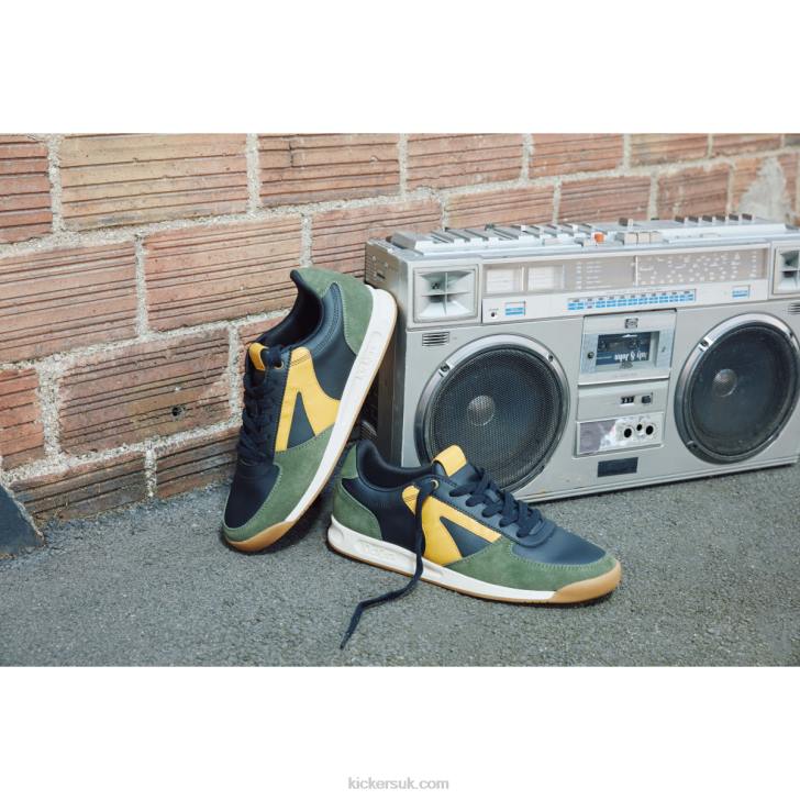 Kick Krack Black Khaki Beige Kickers ZDBR310 Men