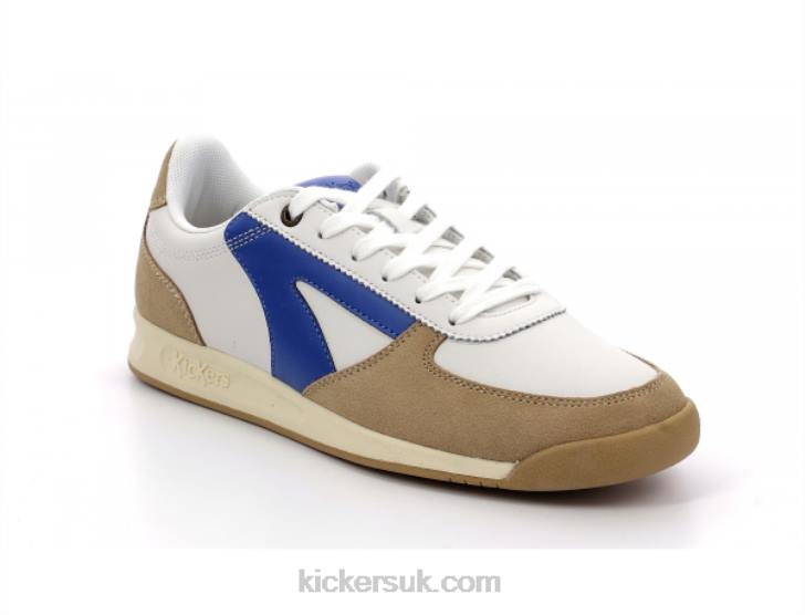 Kick Krack White Blue Kickers ZDBR309 Men