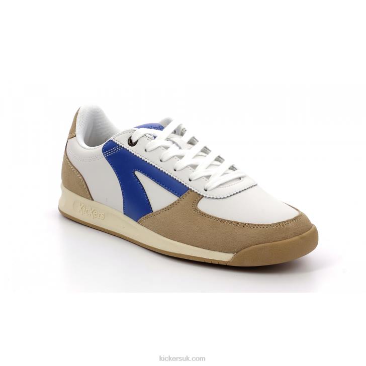 Kick Krack White Blue Kickers ZDBR309 Men