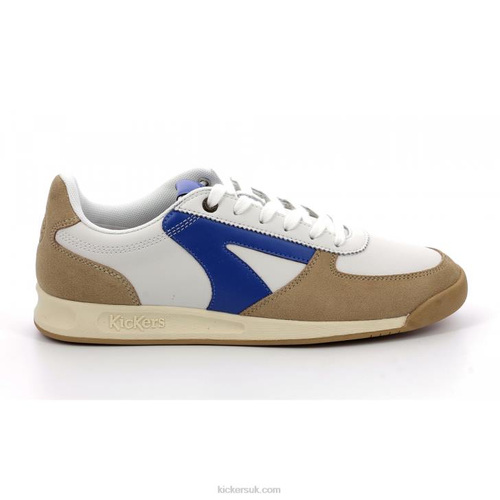 Kick Krack White Blue Kickers ZDBR309 Men