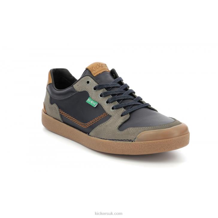 Kick Trigolo Beige Navy Kickers ZDBR319 Men