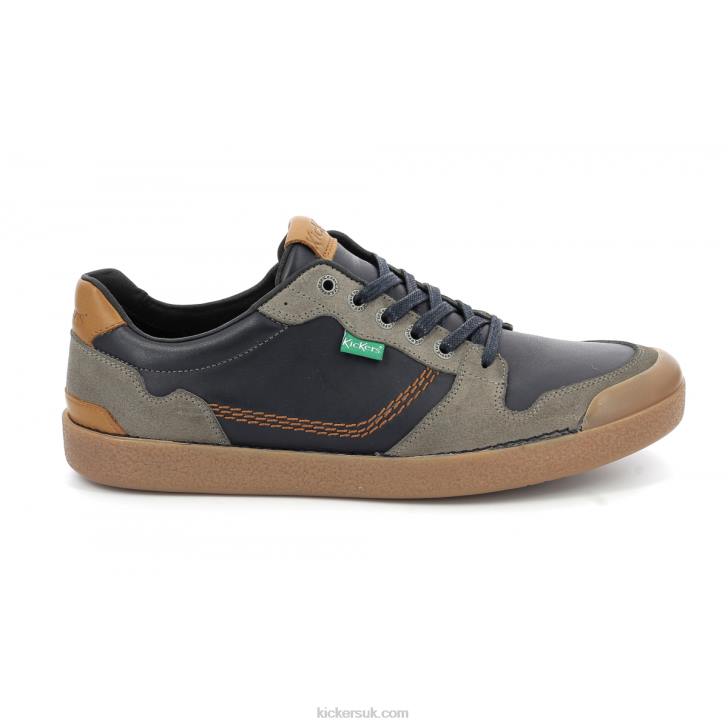 Kick Trigolo Beige Navy Kickers ZDBR319 Men