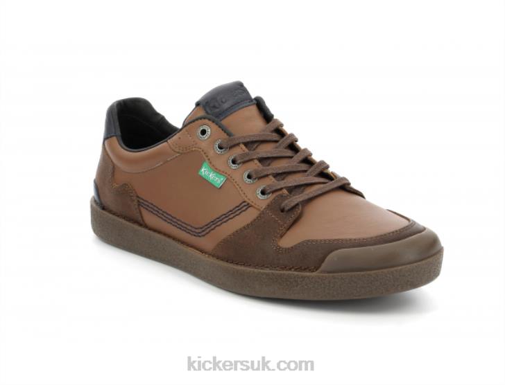 Kick Trigolo Camel Cognac Navy Kickers ZDBR318 Men