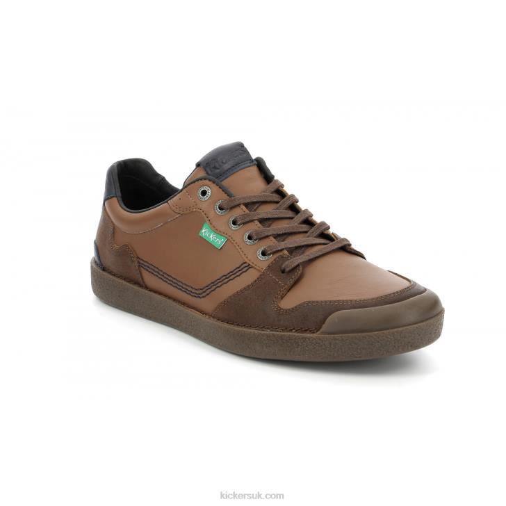 Kick Trigolo Camel Cognac Navy Kickers ZDBR318 Men
